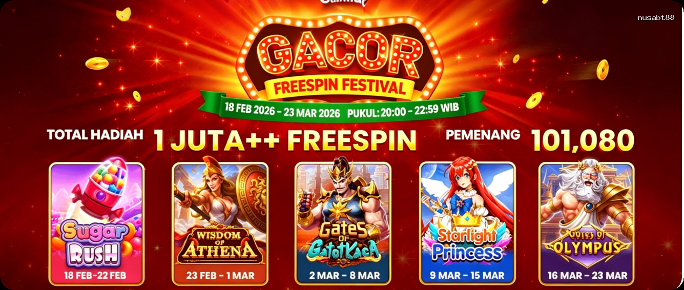Login nusabt88 Sekarang Bonus Melimpah